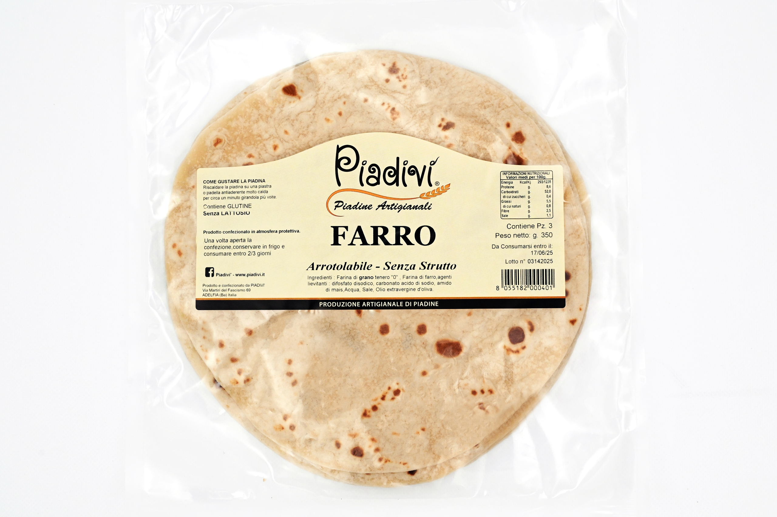 piadine al farro